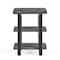 Alaterre Furniture Pomona Metal and Wood 2-Shelf End Table, Slate Gray AMBA02SG - alternate 4
